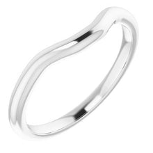 Charger l'image dans la galerie, Sterling Silver Band for 6.5 x 6.5 mm Square Ring
