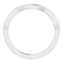 Charger l'image dans la galerie, Sterling Silver Band for 7.4 mm Round Ring
