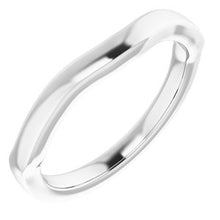 Charger l'image dans la galerie, Sterling Silver Band for 6 mm Round Ring
