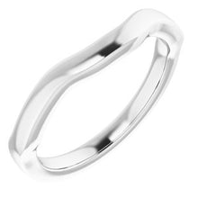 Charger l'image dans la galerie, Sterling Silver Band for 7.4 mm Round Ring
