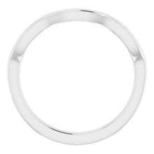 Charger l&#39;image dans la galerie, Sterling Silver Band for 8x6 mm Oval Ring
