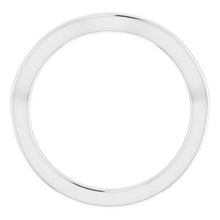 Charger l'image dans la galerie, Sterling Silver Band for 5.8 mm Round Ring
