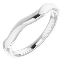 Charger l&#39;image dans la galerie, Sterling Silver Band for 8x6 mm Oval Ring
