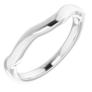 Sterling Silver Band for 8x6 mm Oval Ring