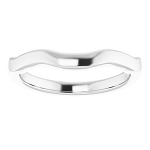 Sterling Silver Band for 8x6 mm Oval Ring