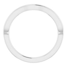 Charger l'image dans la galerie, Sterling Silver Band for 7 mm Cushion Ring
