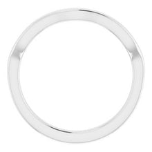 Charger l&#39;image dans la galerie, Sterling Silver Band for 6x4 mm Oval Ring
