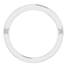Charger l'image dans la galerie, Sterling Silver Band for 5 mm Cushion Ring
