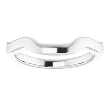 Load image into Gallery viewer, Sterling Silver Band for 10x8 mm Emerald Ring
