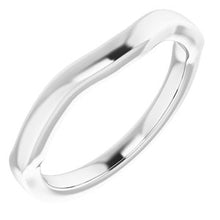 Charger l'image dans la galerie, Sterling Silver Band for 6.5 mm Round Ring
