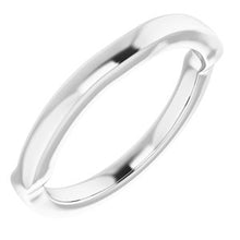 Charger l'image dans la galerie, Sterling Silver Band for 6 mm Cushion Ring
