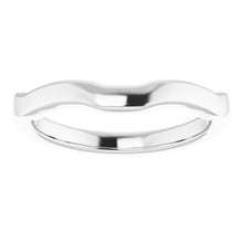 Charger l&#39;image dans la galerie, Sterling Silver Band for 7x5 mm Emerald Ring

