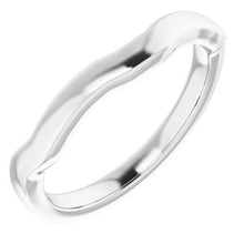 Charger l&#39;image dans la galerie, Sterling Silver Band for 7x5 mm Oval Ring
