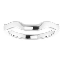 Charger l&#39;image dans la galerie, Sterling Silver Band for 9x7 mm Emerald Ring
