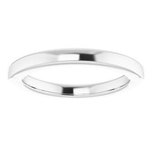 Charger l'image dans la galerie, Sterling Silver Band for 5 mm Cushion Ring
