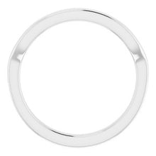 Charger l&#39;image dans la galerie, Sterling Silver Band for 5x3 mm Emerald Ring
