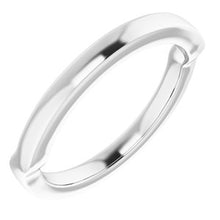 Charger l'image dans la galerie, Sterling Silver Band for 5 mm Cushion Ring
