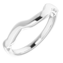 Load image into Gallery viewer, Sterling Silver Band for 10x8 mm Emerald Ring
