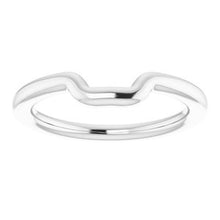 Charger l&#39;image dans la galerie, Sterling Silver Band for 9x7 mm Emerald Ring
