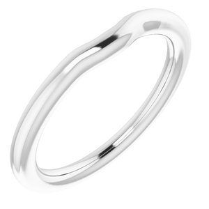 Sterling Silver Band for 4 mm Square Ring