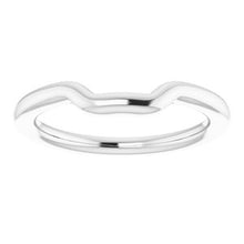 Charger l&#39;image dans la galerie, Sterling Silver Band for 9 mm Square Ring
