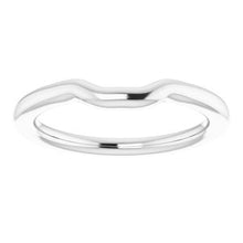 Charger l&#39;image dans la galerie, Sterling Silver Band for 7x5 mm Emerald Ring
