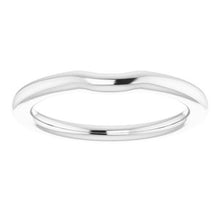 Charger l&#39;image dans la galerie, Sterling Silver Band for 4 mm Square Ring
