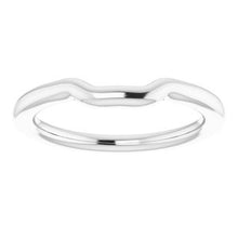 Charger l&#39;image dans la galerie, Sterling Silver Band for 8 mm Asscher Ring
