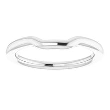 Charger l&#39;image dans la galerie, Sterling Silver Band for 9 mm Asscher Ring
