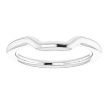 Charger l&#39;image dans la galerie, Sterling Silver Band for 10 mm Square Ring
