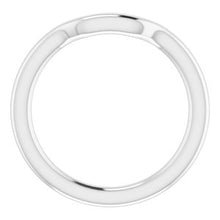 Charger l&#39;image dans la galerie, Sterling Silver Band for 10 mm Asscher Ring
