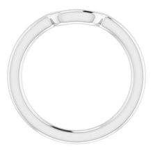 Charger l&#39;image dans la galerie, Sterling Silver Band for 8x6 mm Emerald Ring
