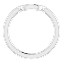 Charger l&#39;image dans la galerie, Sterling Silver Band for 10x8 mm Emerald Ring
