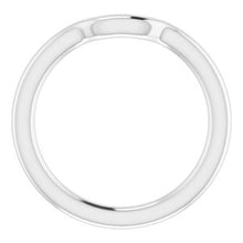 Charger l&#39;image dans la galerie, Sterling Silver Band for 7x5 mm Emerald Ring
