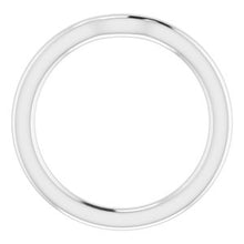 Charger l&#39;image dans la galerie, Sterling Silver Band for 4 mm Square Ring
