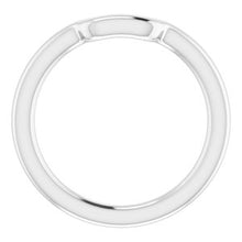 Load image into Gallery viewer, Sterling Silver Band for 8 mm Square Ring
