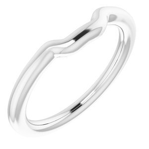 Sterling Silver Band for 6.5 mm Square Ring