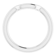 Charger l&#39;image dans la galerie, Sterling Silver Band for 10 mm Square Ring
