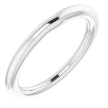 Charger l&#39;image dans la galerie, Sterling Silver Band for 5x3 mm Oval Ring
