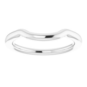 Sterling Silver Band for 10x8 mm Oval Ring