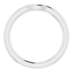 Sterling Silver Band for 7x5 mm Oval Ring