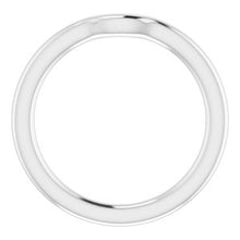 Charger l&#39;image dans la galerie, Sterling Silver Band for 6 mm Cushion Ring

