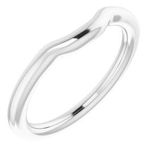 Charger l&#39;image dans la galerie, Sterling Silver Band for 7.4 mm Round Ring
