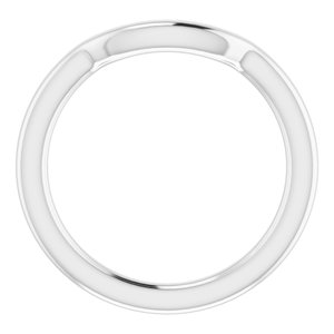Sterling Silver Band for 10 mm Round Ring