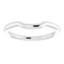 Charger l&#39;image dans la galerie, Sterling Silver Band for 9 mm Cushion Ring
