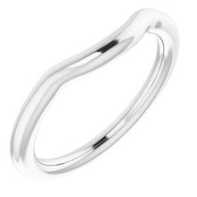 Charger l&#39;image dans la galerie, Sterling Silver Band for 8.8 mm Round Ring
