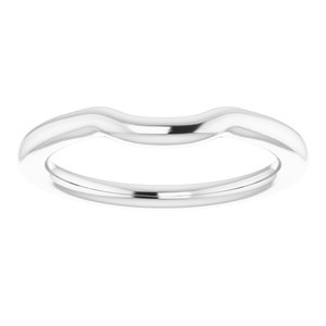 Sterling Silver Band for 7.4 mm Round Ring