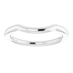 Sterling Silver Band for 9.4 mm Round Ring