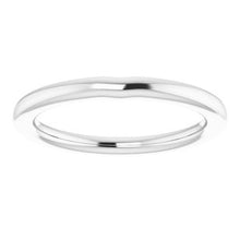 Charger l&#39;image dans la galerie, Sterling Silver Band for 5x3 mm Oval Ring
