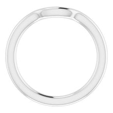 Charger l&#39;image dans la galerie, Sterling Silver Band for 7.4 mm Round Ring

